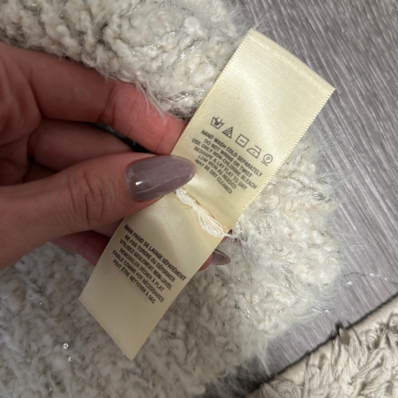 ANTHROPOLOGIE Sleeping On Snow Fluffy Faux Fur Cardigan Size Medium✨ - Picture 7 of 11